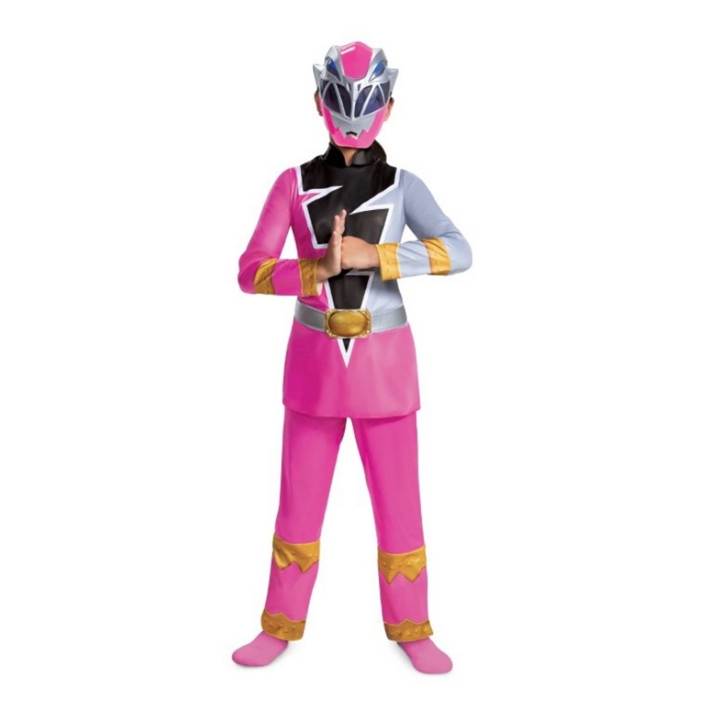 Power Rangers Kids’ Girl Pink Ranger Dino Fury Halloween Costume
